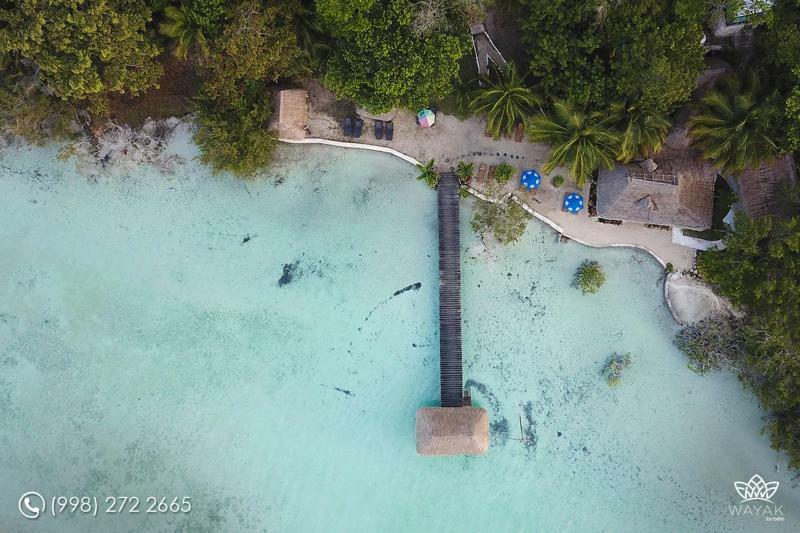 Hotel Pier Bacalar Eksteriør bilde