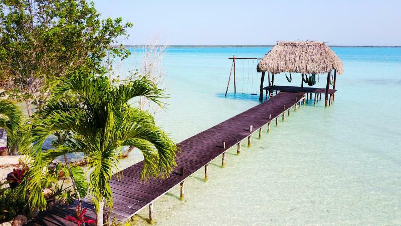 Hotel Pier Bacalar Eksteriør bilde